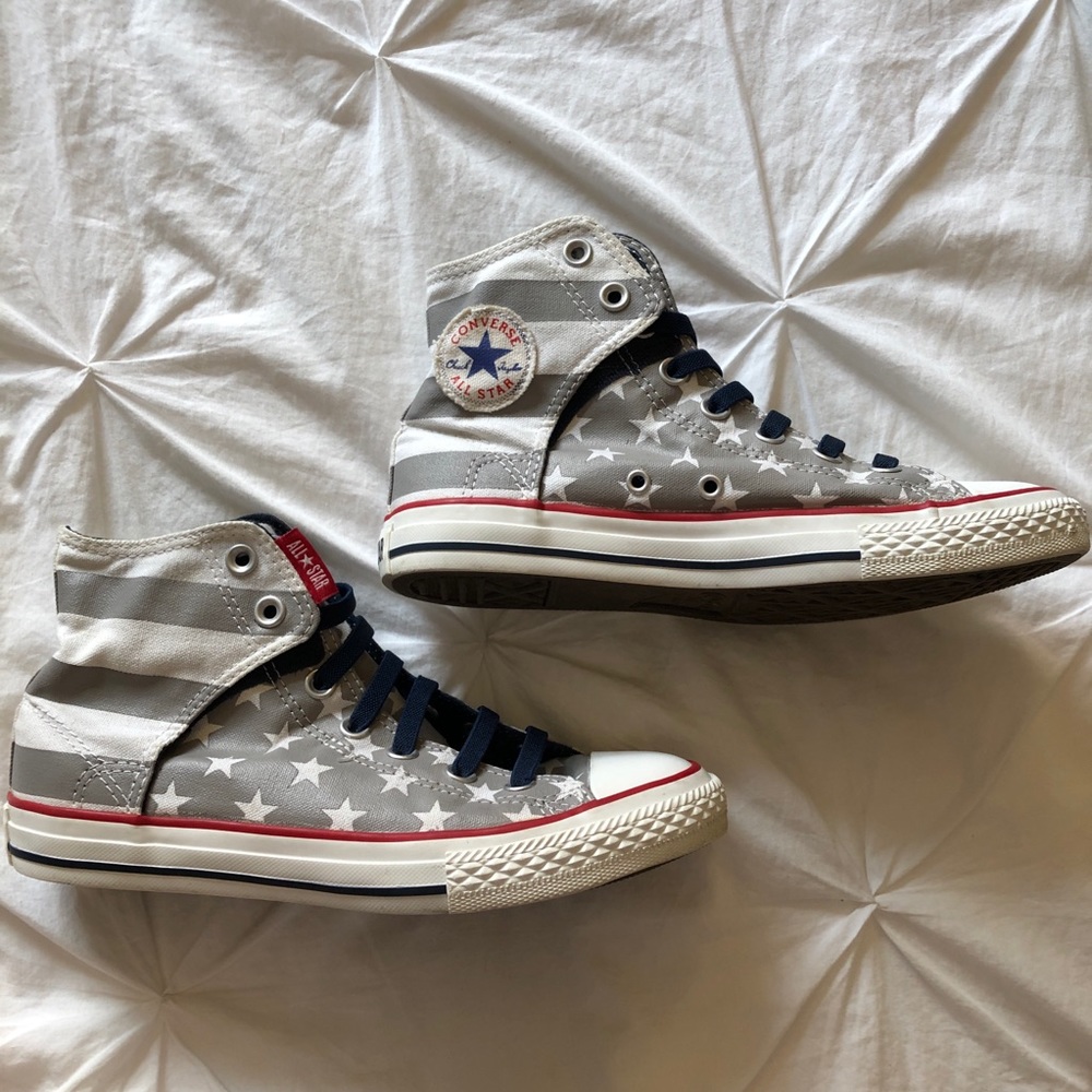 Velcro slipon converse hi-tops - Picture 2 of 8